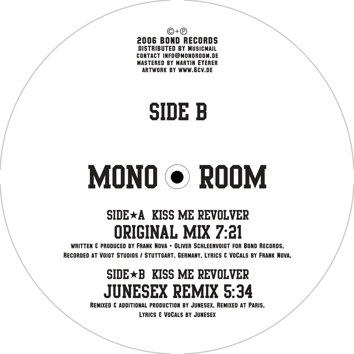 BOND001 Vinyl